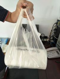 주문 플라스틱 PVA 수용성 100% 생물 분해성 의학 쇼핑 백